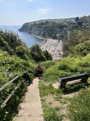 Final little up and down between Beer and Seaton